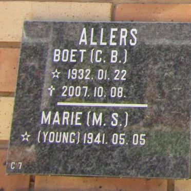 ALLERS C.B. 1932-2007 &amp;  M.S. YOUNG 1941-