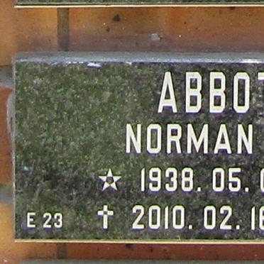ABBOTT Norman 1938-2010