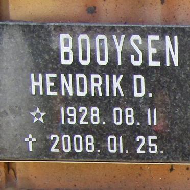BOOYSEN Hendrik D. 1928-2008