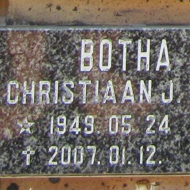 BOTHA Christiaan J. 1949-2007