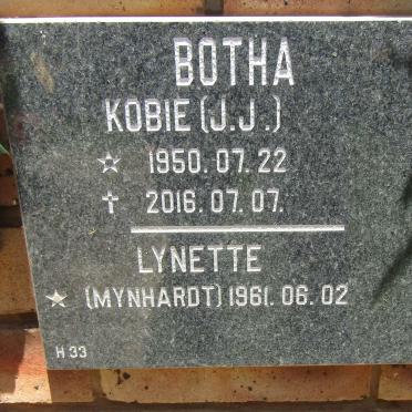 BOTHA J.J. 1950-2016 &amp; Lynette MYNHARDT 1961-