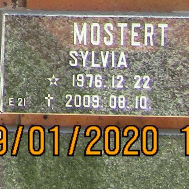 MOSTERT Sylvia 1976-2009