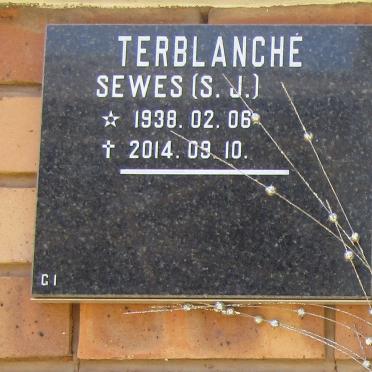 TERBLANCHÉ S.J. 1938-2014