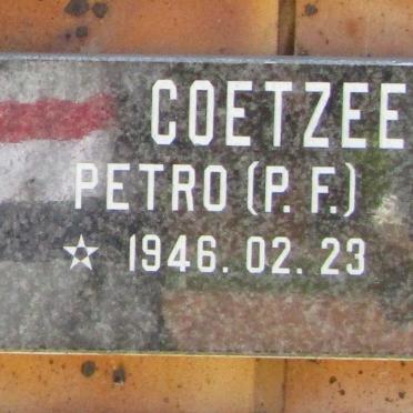 COETZEE P.F. 1946-