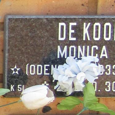 KOOKER Monica, de nee ODENDAAL 1933-20??