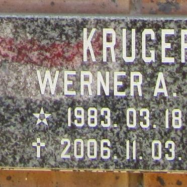 KRUGER Werner A. 1983-2006