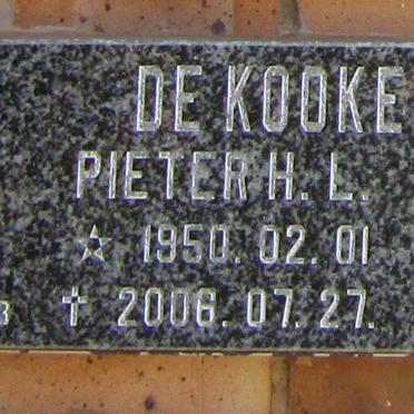 KOOKER Pieter H.L.,de 1950-2006