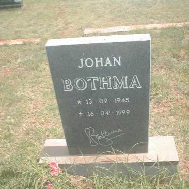 BOTHMA Johan 1945-1999