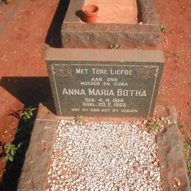 BOTHA Anna Maria 1914-1965