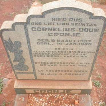 CRONJE Cornelius Douw 1937-1946