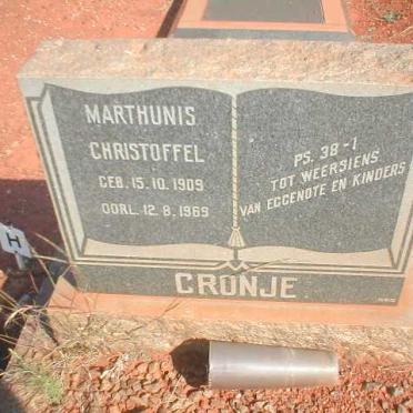 CRONJE Marthunis Christoffel 1909-1969