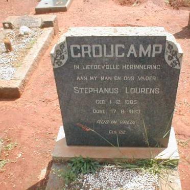 CROUCAMP Stephanus Lourens 1885-1963