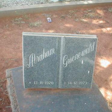 GROENEWALD Abraham 1920-1979
