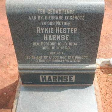 HARMSE Rykie Hester nee BEDFORD 1904-1956