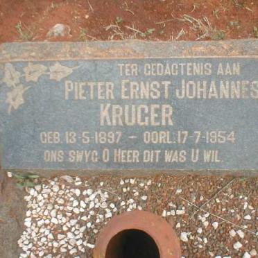 KRUGER Pieter Ernst Johannes 1897-1954