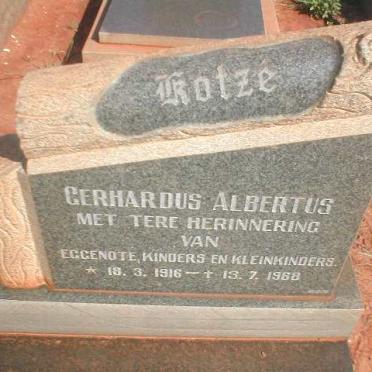 KOTZE Gerhardus Albertus 1916-1968