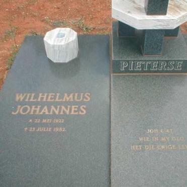 PIETERSE Wilhelmus Johannes 1922-1982