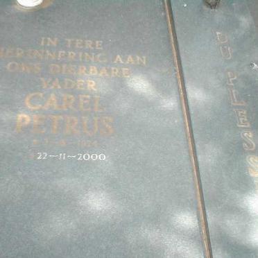 PLESSIS Carel Petrus, du 1924-2000