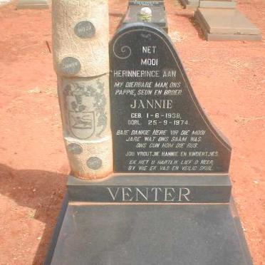 VENTER Jannie 1938-1974