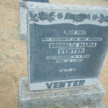 VENTER Cornelia Maria 1930-1953