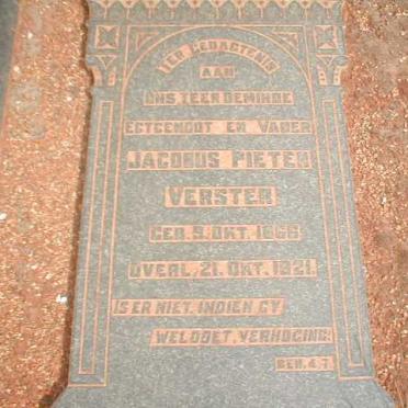 VERSTER Jacobus Pieter 1866-1921