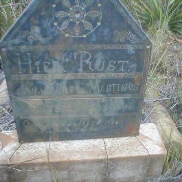 VENTER Jan Sarel Marthinus 1921-1926