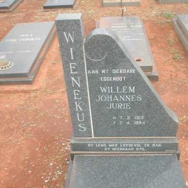 WIENEKUS Willem Johannes Jurie 1913-1994