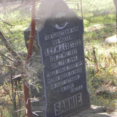 COETZEE S.C.F.W.J. 1897-1944