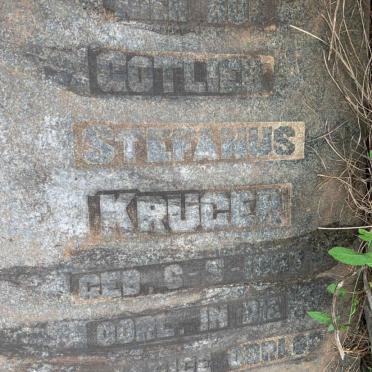 KRUGER Gotlieb Stefanus 1872-?