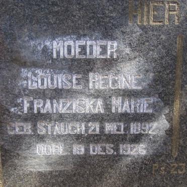 FULS Louise Regine Franziska Marie nee STAUCH 1892-1926
