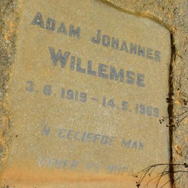 WILLEMSE Adam Johannes 1919-1969