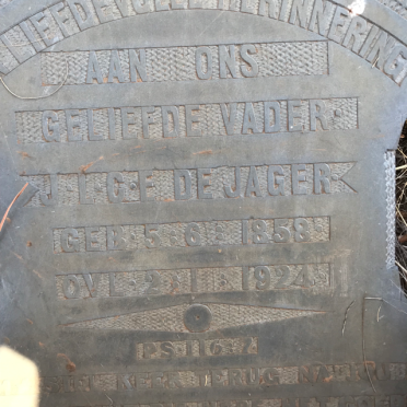 JAGER J.L.C.E., de 1858-1924