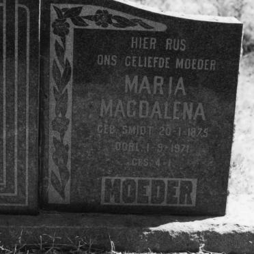 SMUTS Maria Magdalena nee SMIDT 1875-1971