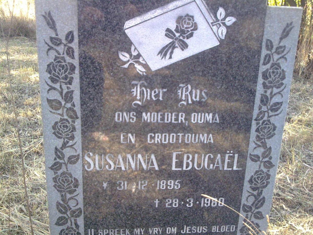 BEER Susanna Ebugael, de 1895-1980