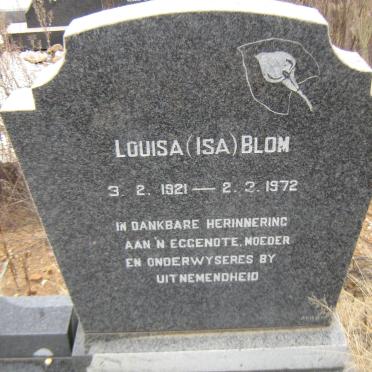 BLOM Louisa 1921-1972
