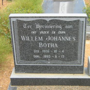 BOTHA Willem Johannes 1909-1993