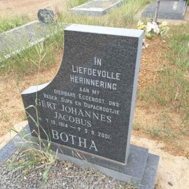 BOTHA Gert Johannes Jacobus 1914-2001