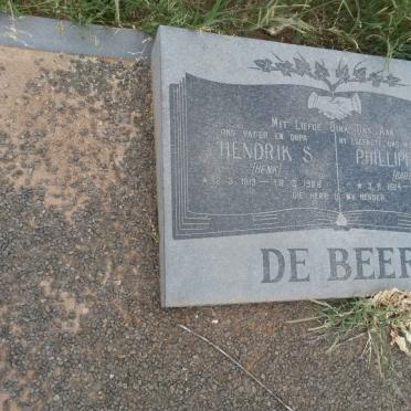 BEER Hendrik S., de 1913-1988 &amp; Phillippina J. 1924-1986
