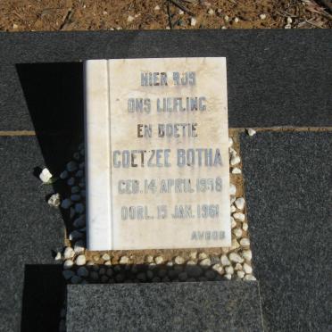 BOTHA Coetzee 1958-1961