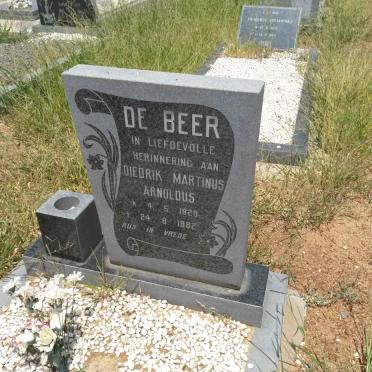 BEER Diedrik Martinus Arnoldus, de 1929-1982