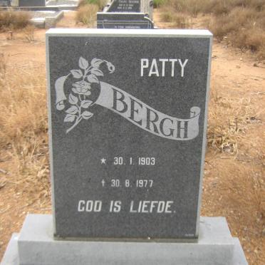 BERGH Patty 1903-1977