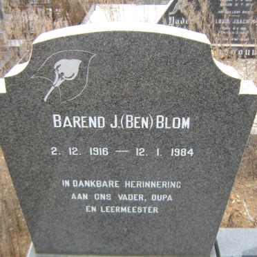BLOM Barend J. 1916-1984