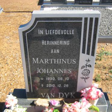 DYK Marthinus Johannes, van 1930-2010