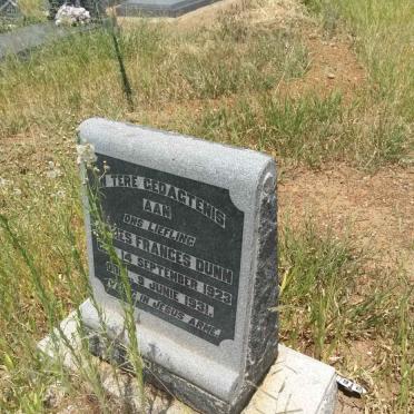 DUNN James Frances 1923-1931