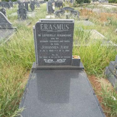 ERASMUS Johannes Jurie 1905-1985