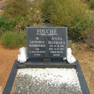 FOUCHE Anna Barbara 1952-2007