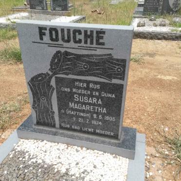 FOUCHÉ Susara Magaretha nee HATTINGH 1905-1974