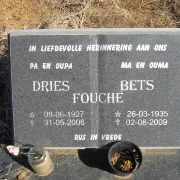 FOUCHE Dries 1927-2006 &amp; Bets 1935-2009