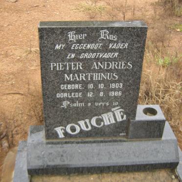 FOUCHE Pieter Andries Marthinus 1903-1986