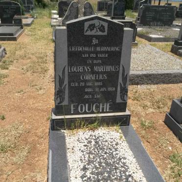 FOUCHÉ Lourens Marthinus Cornelius 1885-1968